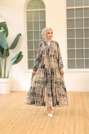 لباس حجاب قهوه ای زنانه Relaxed QUAWEAR - کد 928668977