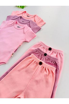 ست نوزادی رنگی بچه گانه پنبه ای EFU BABY - کد 928669218