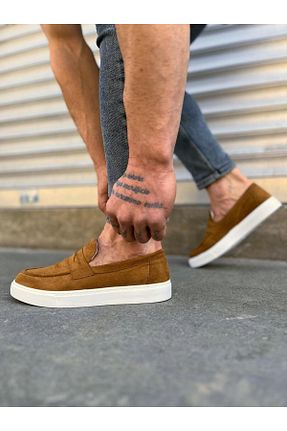 کفش کژوال قهوه ای مردانه پارچه ای rabellashoes - کد 928684329