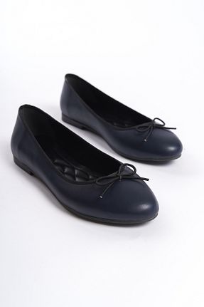 بابت سرمه ای زنانه چرم مصنوعی öz se shoes - کد 805671861