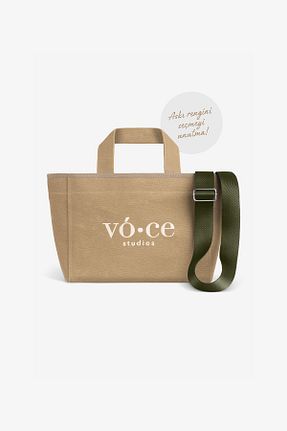 کیف دوشی زرد زنانه پارچه ای voce studios - کد 813978555