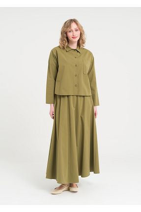 ست بالاتنه و پائین تنه خاکی زنانه بافتنی Armağan - کد 928968318