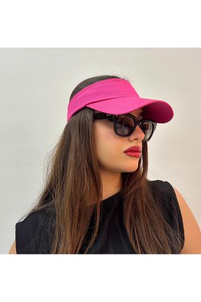 کلاه صورتی زنانه پنبه ای CapZone - کد 928720843