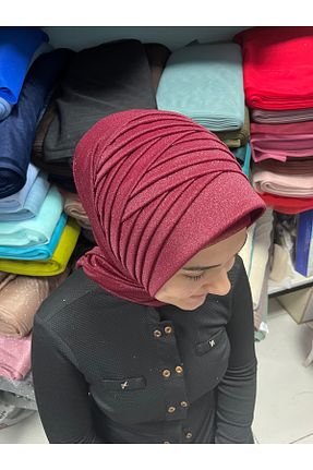 روسری زرشکی İpek Tivil Gülnur tasarım - کد 928722683