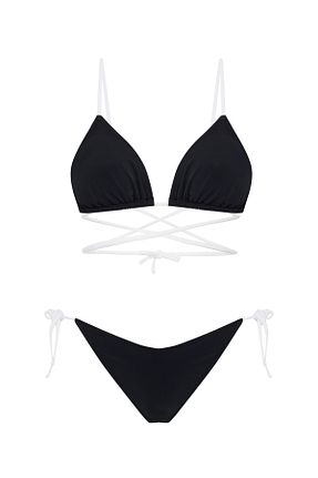 پائین تنه بیکینی مشکی زنانه هندسی Beach&Beyond - کد 921554355