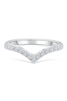 انگشتر نقره سفید زنانه زیرکن CARAT STONE - کد 412442513