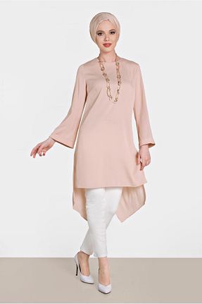 تونیک حجاب صورتی زنانه پلی استر Alvina - کد 872832587