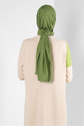 شال سبز زنانه پلی استر Alvina - کد 870008107