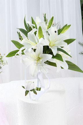 گل خشک و مصنوعی سفید Yapay Çiçek Deposu - کد 928756005
