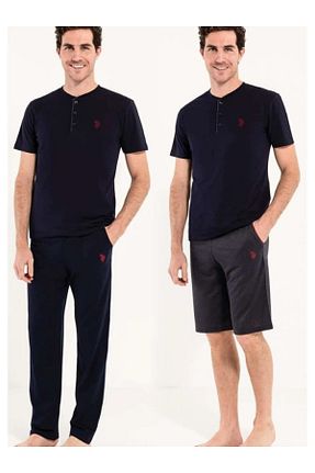 ست لباس راحتی سرمه ای مردانه ساده U.S. Polo Assn. - کد 928795533