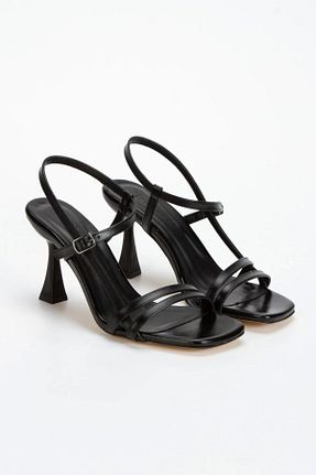 کفش پاشنه بلند کلاسیک مشکی زنانه چرم مصنوعی elvinshoes - کد 928806907