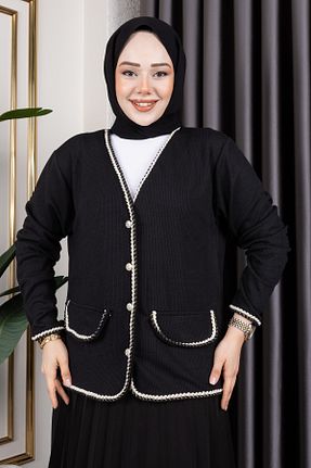 رویه مشکی زنانه بافتنی Genel Markalar - کد 928807384
