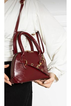 کیف دوشی زرشکی زنانه چرم مصنوعی mnb style stilinizi yansıtın - کد 928803171