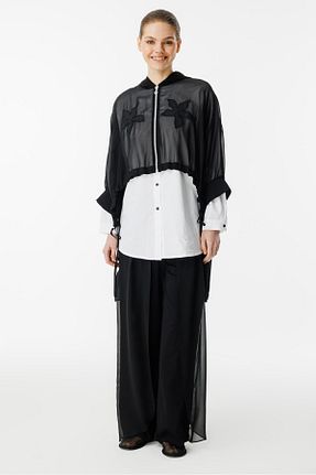 ست بالاتنه و پائین تنه حجاب سفید رگولار Ghisa - کد 928822472
