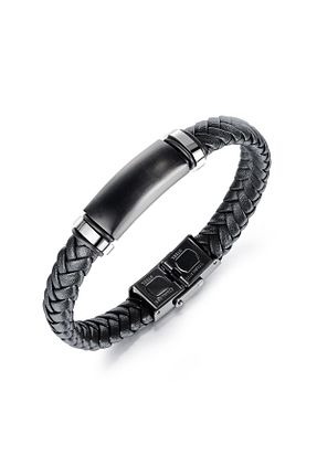 دستبند استیل (فولاد) مشکی زنانه Lee Cooper - کد 928841351