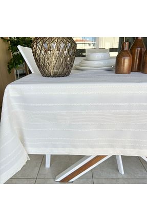 رومیزی سفید پلی استر desen izmir - کد 928836137