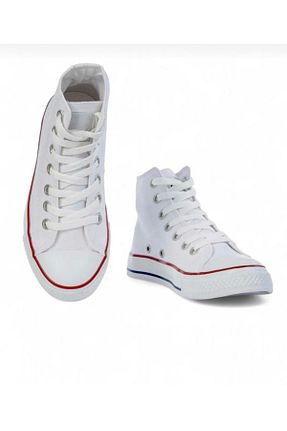 کفش اسنیکر سفید زنانه بند دار Aurora Shoes - کد 928859654