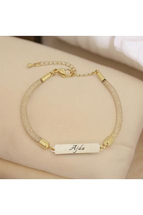 دستبند طلا طلائی زنانه 14 عیار ARCHINO GOLD - کد 928933442