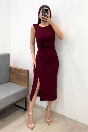 لباس زرشکی زنانه بافتنی Nazline - کد 928887865