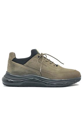 کفش اسنیکر طوسی مردانه چرم اصل Greyder - کد 855586374