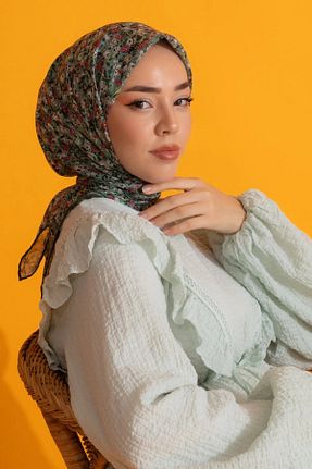 روسری سبز %100 پنبه Silk Home - کد 928897182
