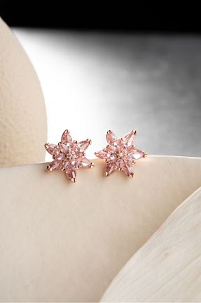 گوشواره نقره طوسی زنانه 925 عیار Silvano Jewelry - کد 928897691