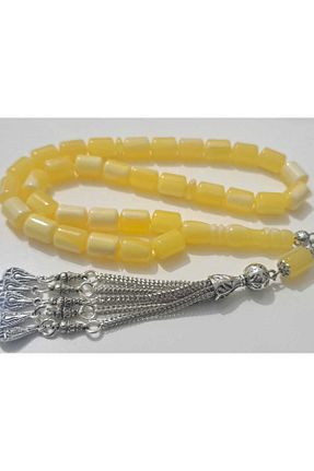 تسبیح زرد کهربا Ebruli Sanat Tasarım - کد 928896909