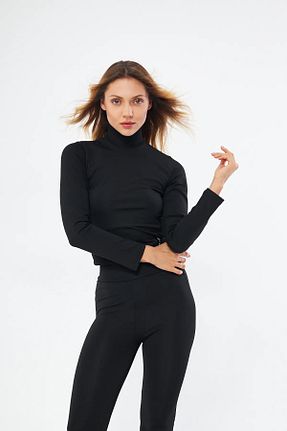 بلوز مشکی زنانه ساده Lesa Wear - کد 861642938