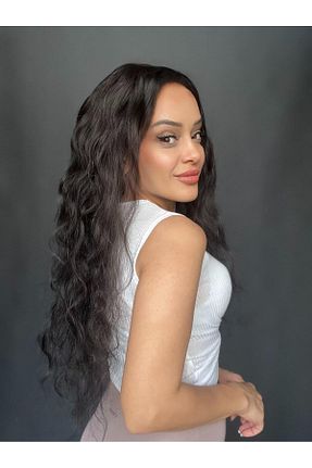 کلاه گیس مشکی زنانه Suzan Peruk - کد 928903362