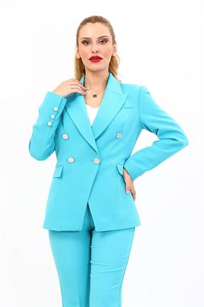 کت فیروزه ای زنانه رگولار ÖNDER ÖZSOY - کد 928912786