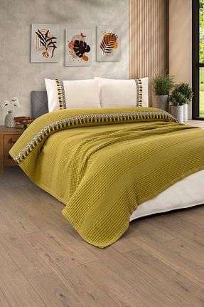 پیکه و ست پیکه دونفره زرد پنبه ای Sevim - کد 849059162