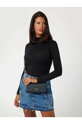 کیف دستی طوسی زنانه سایز متوسط Guess - کد 844881227
