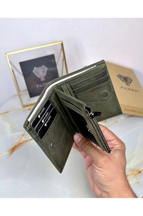 کیف پول سبز زنانه ابعاد کوچک Fil Deri - کد 676485214