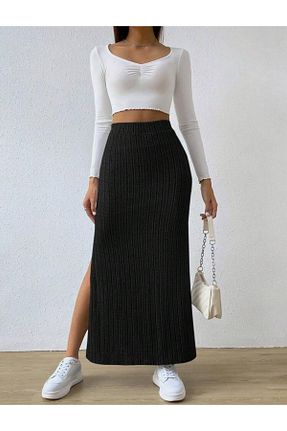 دامن مشکی زنانه پنبه ای bemmoda - کد 928954306