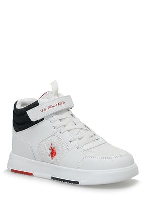 کفش اسنیکر سفید بچه گانه بند دار U.S. Polo Assn. - کد 747147630