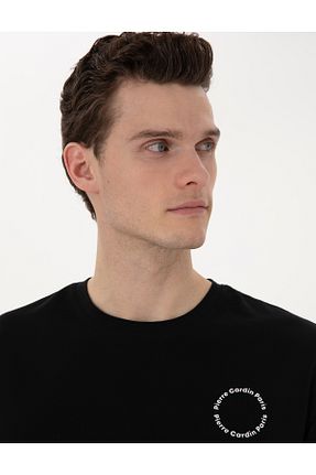 تیشرت قهوه ای مردانه یقه دوچرخه Pierre Cardin - کد 928948487