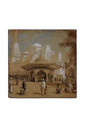 شال رنگی زنانه ابریشم ipekevi - کد 370643238