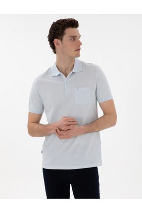 پولوشرت آبی مردانه %100 پنبه Pierre Cardin - کد 928948290