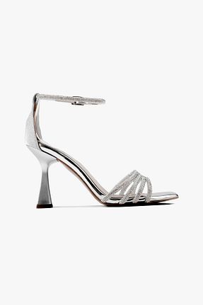 کفش پاشنه بلند کلاسیک زنانه نقره LAL SHOES & BAGS - کد 838695589