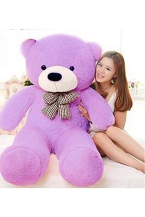 اسباب بازی مخملی بنفش زنانه 130 cm Özgüner Oyuncak - کد 89403355