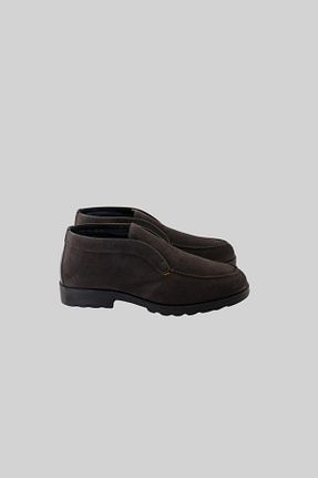 کفش لوفر طوسی مردانه Santoni - کد 929180884