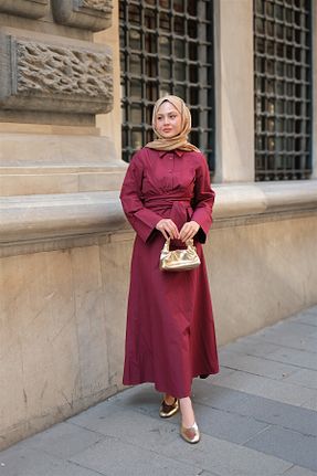 لباس زرشکی زنانه بافتنی LOCCO - کد 928962471