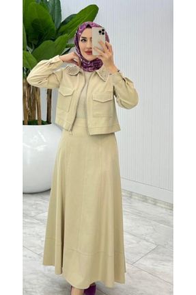 ست بالاتنه و پائین تنه زنانه بافتنی Serra - کد 929181865