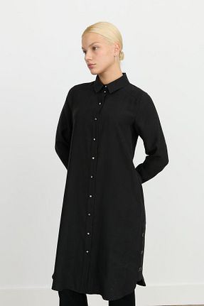 تونیک حجاب مشکی زنانه بافتنی Nihan - کد 929181881