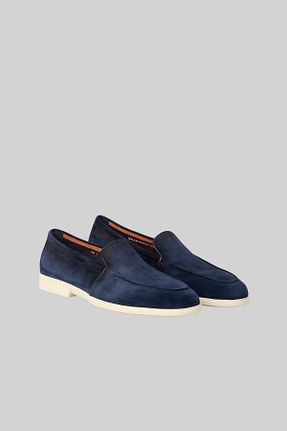 کفش کلاسیک آبی مردانه Santoni - کد 928956758