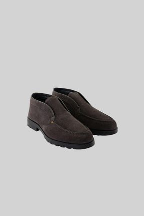 کفش لوفر طوسی مردانه Santoni - کد 929180884