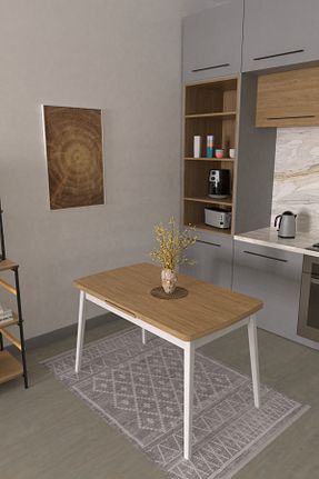 میز آشپزخانه سفید MDF VİLİNZE - کد 768896967