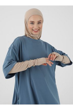 کلاه شنای حجاب سرمه ای زنانه Ecardin - کد 376625409