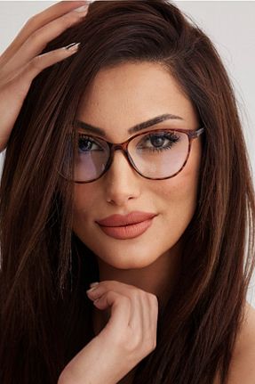 عینک محافظ نور آبی قهوه ای زنانه مات Focus On Eyewear - کد 871473476