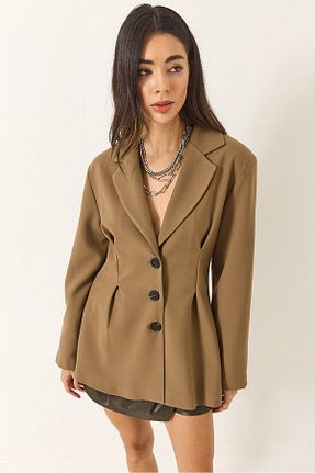 کت سبز زنانه Straight Bianco Lucci - کد 928966703